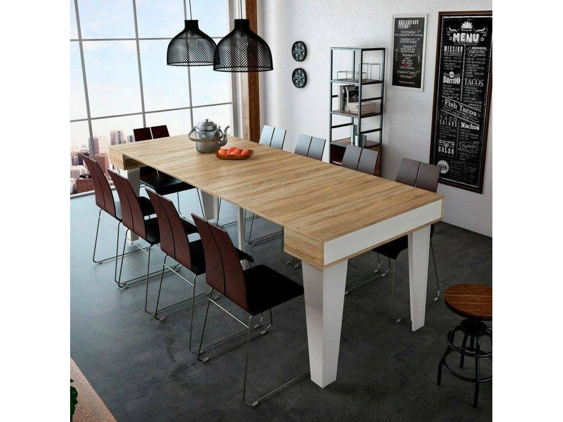 Skraut home Nordic Kl Extendible Dining Table Up To 140 cm