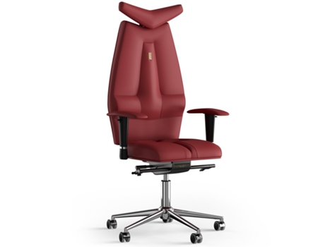 Silla de Oficina KULIK SYSTEM Jet PU Cuero (Vermelho -130x50x50cm)