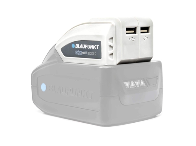 Adaptador de Carga USB BLAUPUNKT p/ Baterías DNA 18V Li-Ion