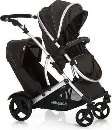 Carrito de Bebé Gemelos HAUCK Duett 2 Negro