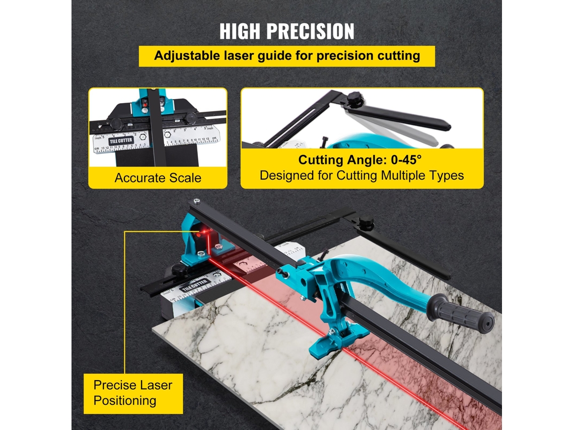 VEVOR Cortadora de Azulejos 35mm-1200mm Cortador de Azulejos