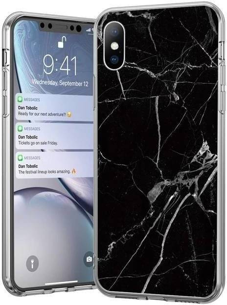 Funda iPhone 11 PRO WOZINSKY Marble TPU Negro