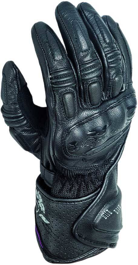 Guantes Unisex GARIBALDI Flow R Negro para Motociclismo (XL)