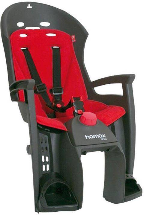 Portabebe Hamax Siesta portaequipajes grisrojo asiento para niños carrier max 22