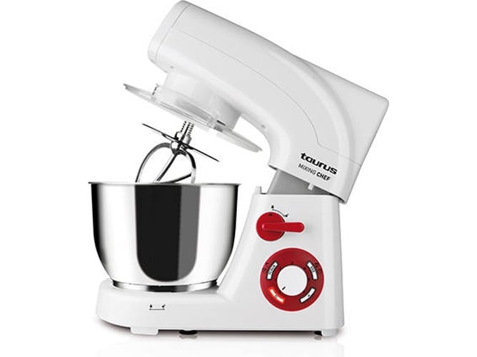 Amasadora con Bol TAURUS Mixing Chef (3 accesorios - 1200 W - Bol: 5.5 L)