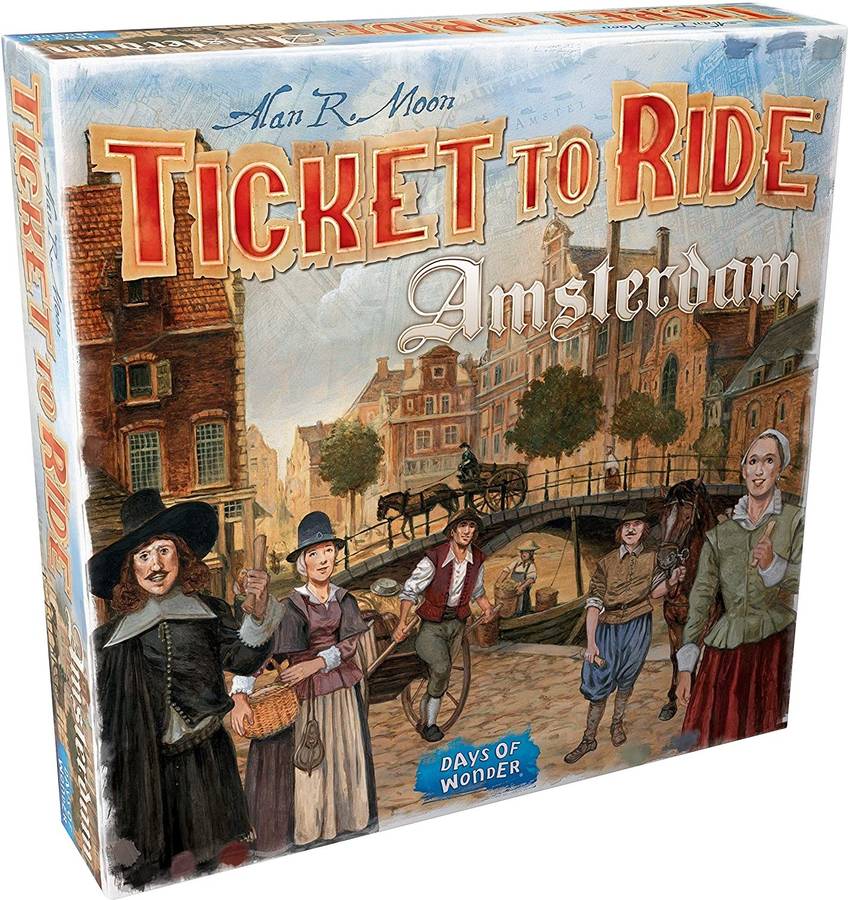 Expansion de Juego DAYS OF WONDER Ticket to Ride: Amsterdam (8 años)