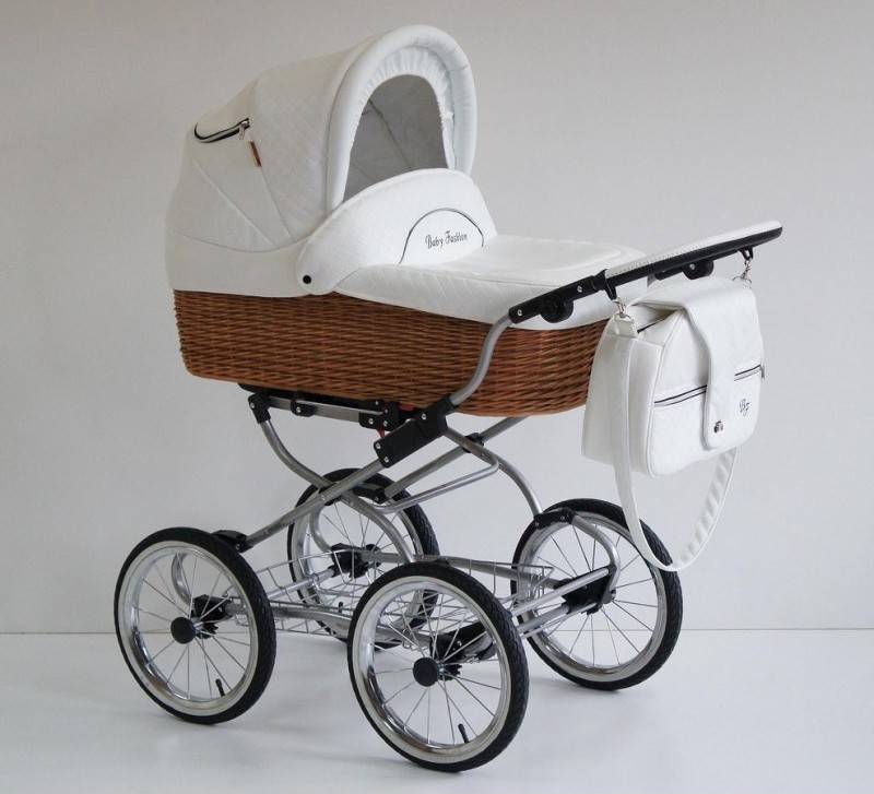 Carrito de Bebé Trio BBTWIN Scarlett Natural Blanco