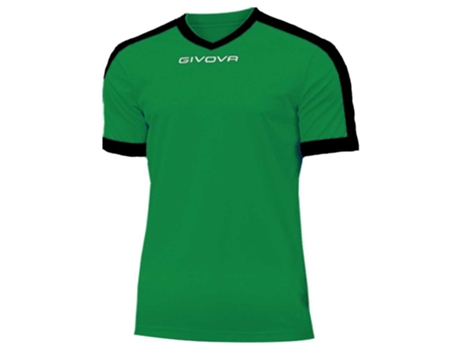 Camiseta de Hombre para Fútbol GIVOVA Revolution Poliéster Verde (2XS años)