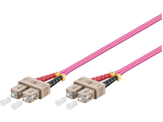 Cable de Fibra Óptica ALCASA (2 m - Morado)