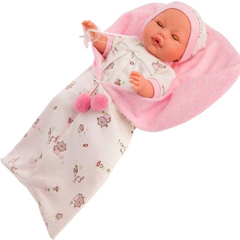 Muñeca Muñeca ANTONIO JUAN Bimba Saquito Bebe Rosa (21 cm)