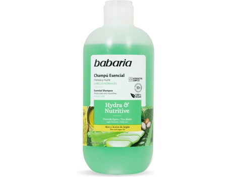 Champú BABARIA Essencial Hidratante y Nutritivo (500 ml)