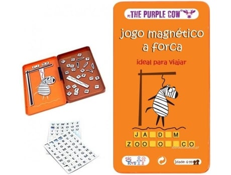 Juego Fournier El ahorcado hangman purple cow infantil de viaje color naranja 1034980 sigtoys 6