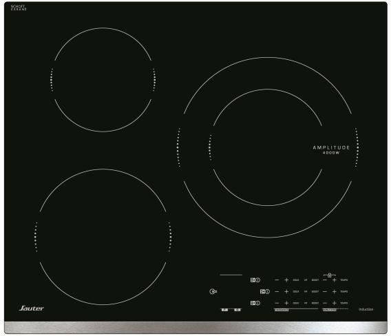 Placa de Inducción SAUTER SPI4360X (Eléctrica - 60 cm - Negro)