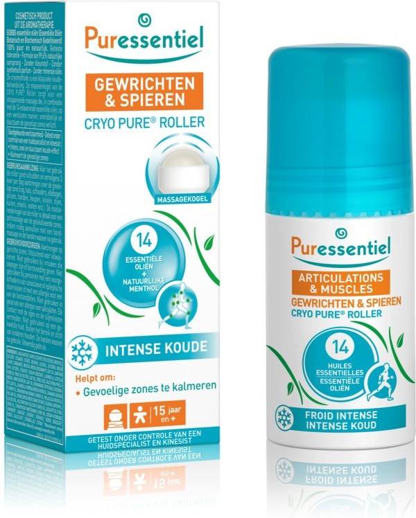 Puressentiel Articulaciones Y roller cryo efecto intenso durader crema facial crio aromaterapia 75