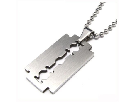 Collar - Razorblade Razor - Silver Edition Unisexo