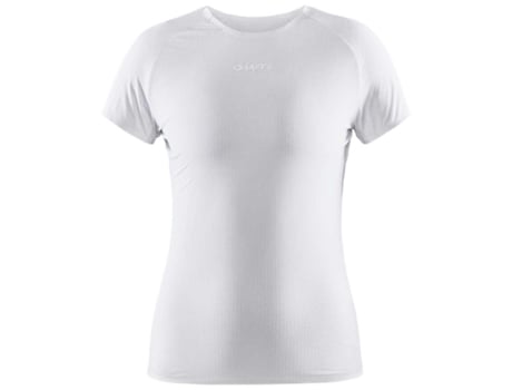 Camiseta de Mujer para Running CRAFT Dry Nanoweight Blanco (S)