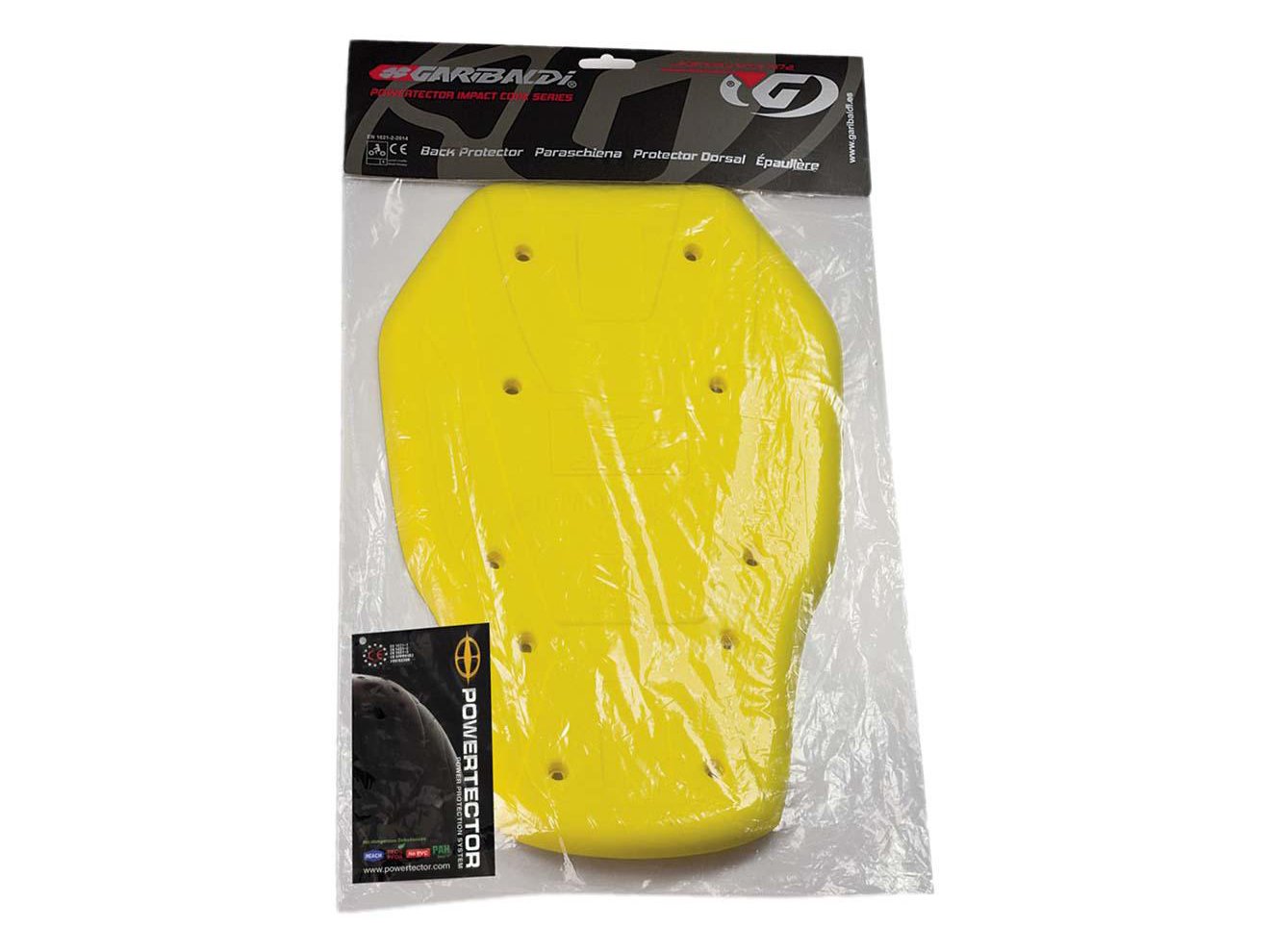 Protector De Espalda viscolab® hombre garibaldi amarillo proteccion corporal unisex protetor coluna para motociclismo tamaño unico