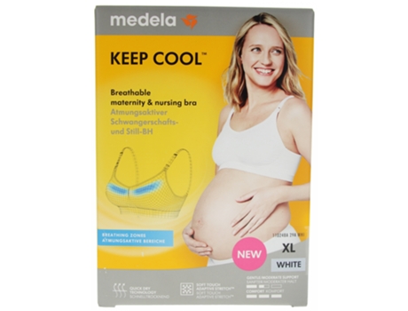 Sujetador para Embarazadas Y Lactantes Blanco Tamaño: Xl MEDELA