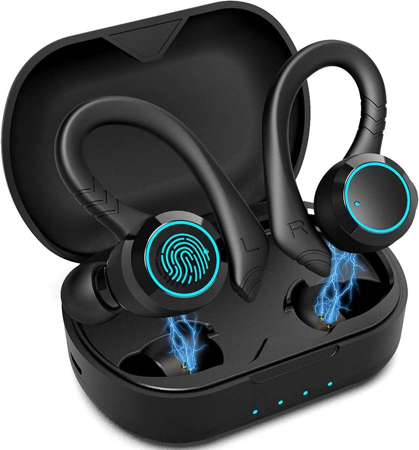 Auriculares Bluetooth True Wireless CHRONUS twsH1 (In Ear - Micrófono - Noise Cancelling  - Negro)