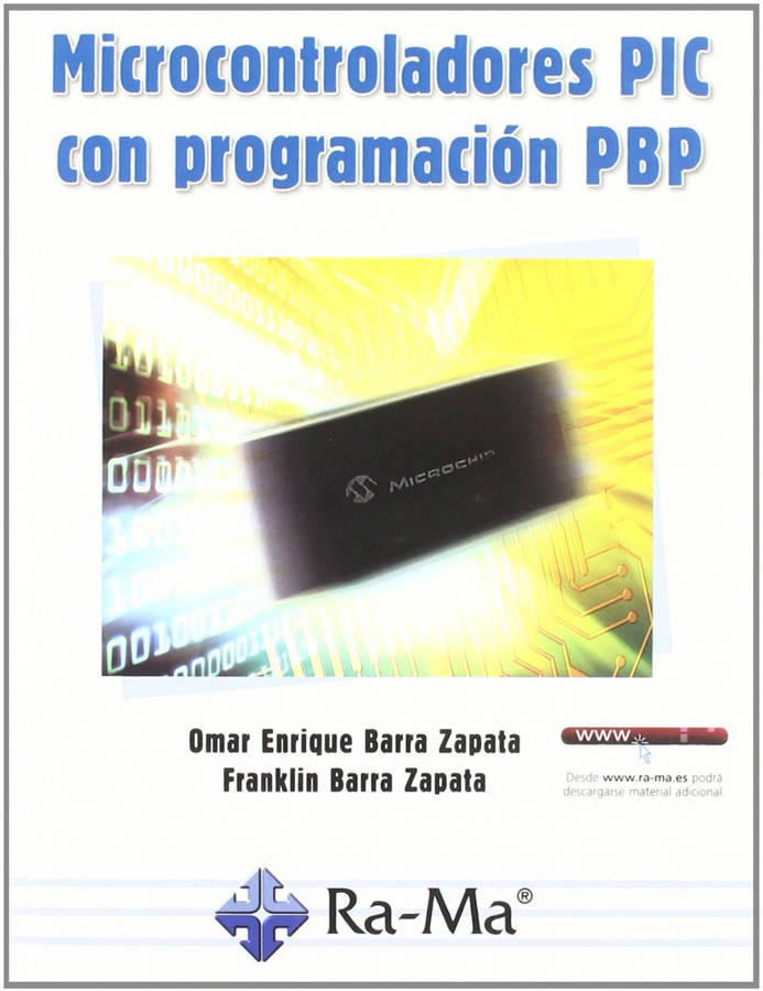 Microcontroladores Pic Con pbp tapa blanda libro programacion de omar barra zapata f. español