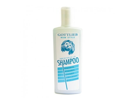 Gottlieb blue para cabelo branco para cães 300 ml