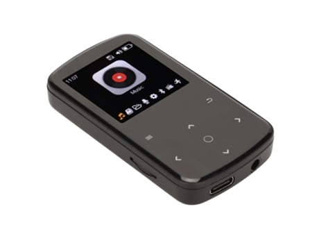 Reproductor MP3 Bluetooth YIZHOOD MP07 1.54Inch Smart Touch Control 32G TF Card (Negro)