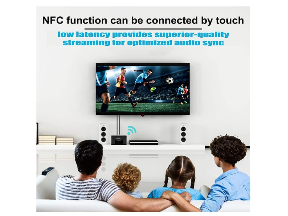 Convertidor Adaptador Bluetooth 5.3 Transmisor Receptor Tv Parlante -  Promart