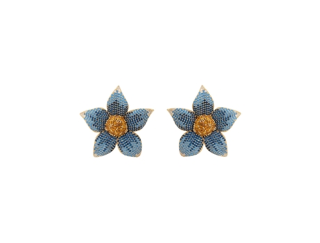 Pendientes Flor de Oro LATELITA Nomeolvides