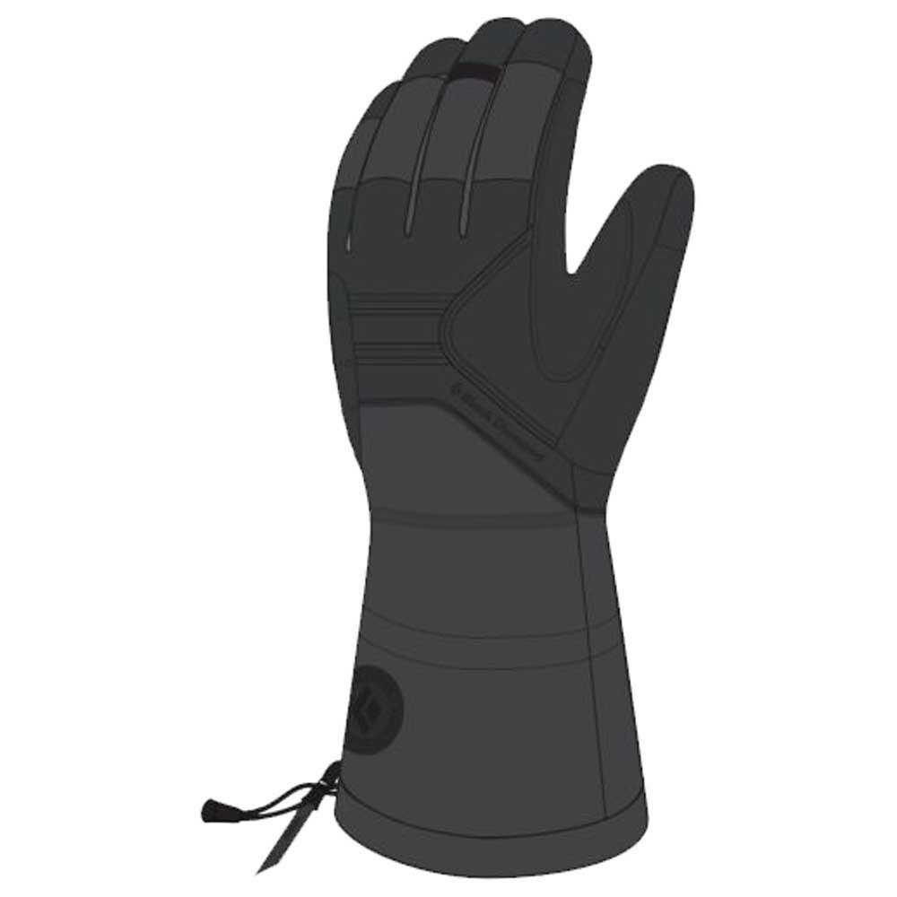 Black Diamond Guantes para mujer guide negro montaña l