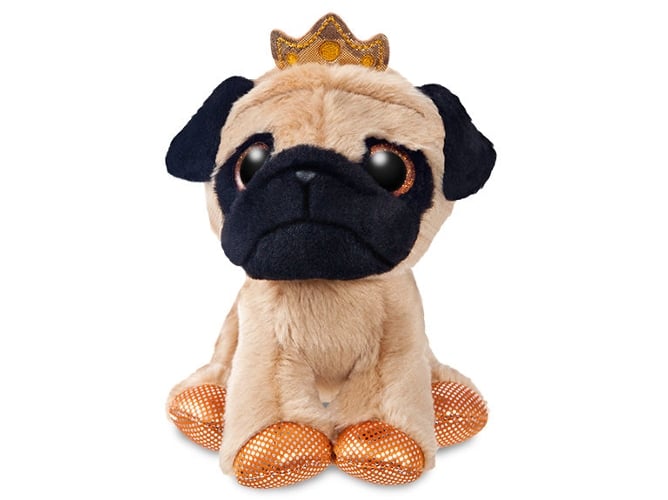 Peluche AURORA Perro Pug 18 cm