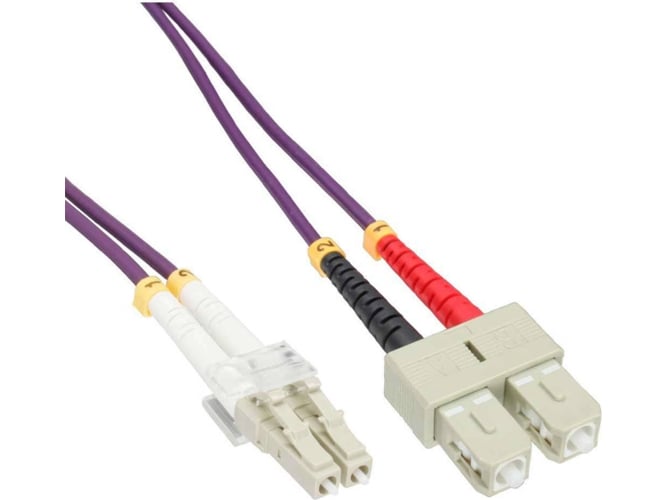 Cable de Fibra Óptica INLINE (7.5 m - Morado)