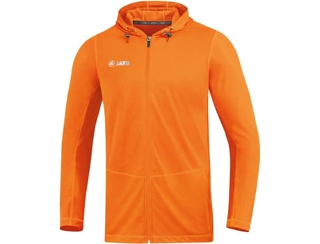 Chaqueta con Capucha para Niños JAKO Run 2.0 (Naranja - 7/8 Años )