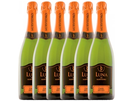 Espumante MURVIEDRO Murviedro Luna De Murviedro Macabeo Meio Seco Cava (0.75 L - 6 unidades)