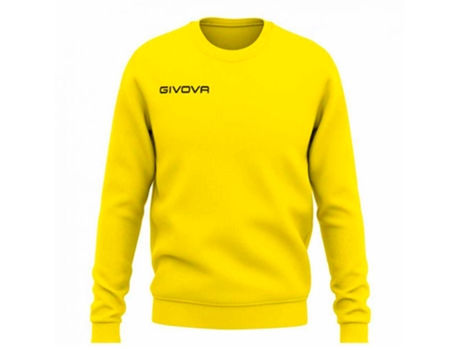 Sudadera Unisex GIVOVA One Poliéster Amarillo (XS)