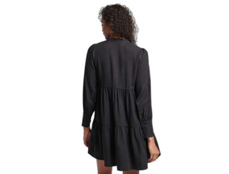 Vestido corto de mujer con volantes Superdry (Tam: S)