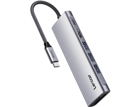 adaptador usb-c 3.2/hdmi, usb tipo a/c, tarjeta sd y micro sd LEXAR H31