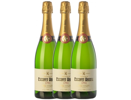 Espumante ESCOFET ROSELL Escofet Rosell 1731 Brut Nature Cava Reserva (0.75 L - 3 unidades)