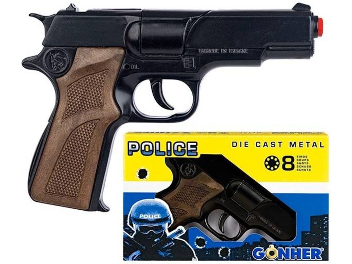 Gohner Pistola De Juguete Policía 8 Tiros » ToysManiatic