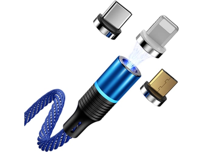 Cable USB WJS Fast Charge (2 m - Azul)