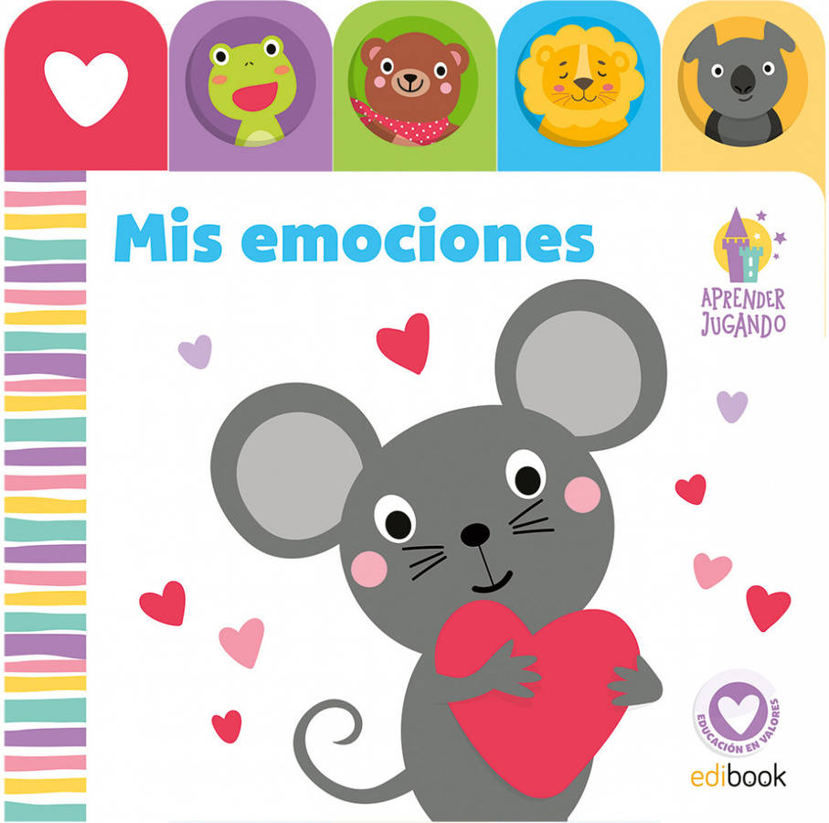 Libro Aprender Jugando - Libro Pestañas - Mis Emociones de Vários Autores (Español)