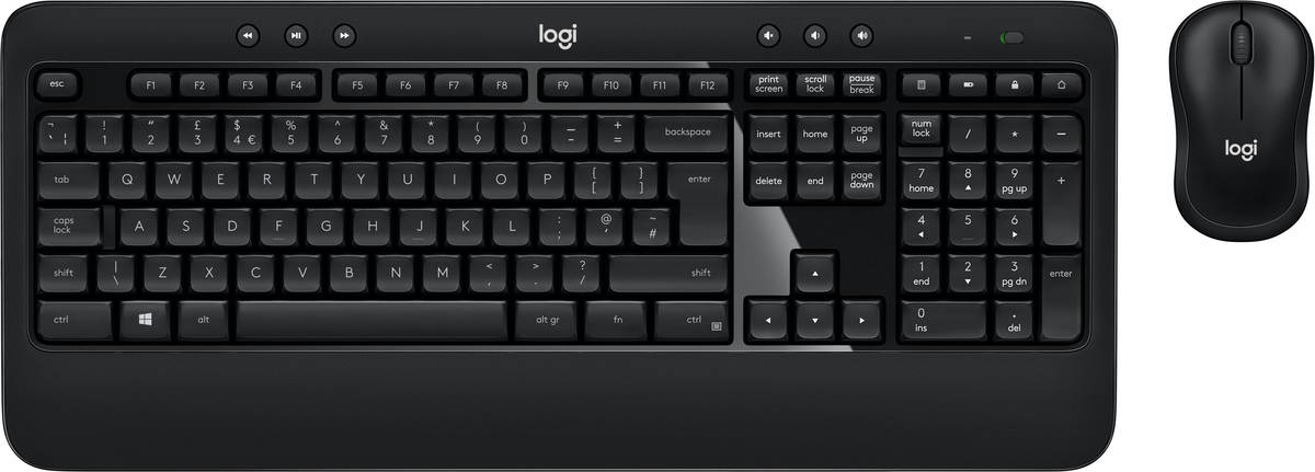 Teclado LOGITECH 920-008803 (Inalámbrico Negro)