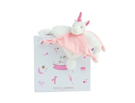 Peluche DOUDOU ET COMPAGNIE (Tejido - Rosa - 22 x 22 x 6 cm)