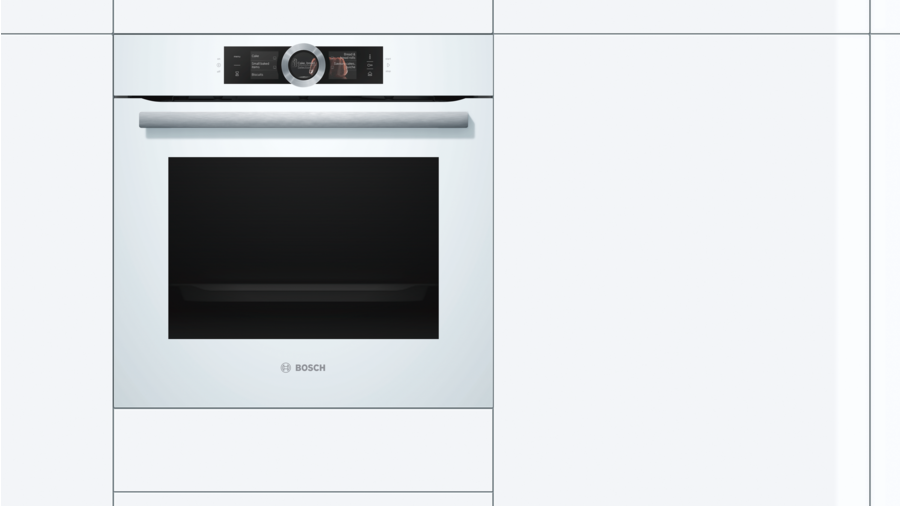 Horno a Vapor BOSCH HSG636BW1 (71 L - 59.4 cm - Catalítico - Blanco)