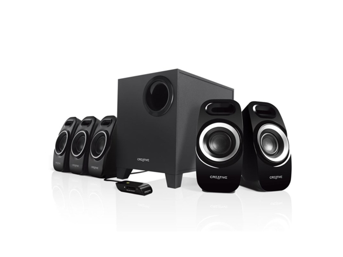 Altavoces 5.1 CREATIVE Inspire T6300 (PC - 57 W - Control de volumen)