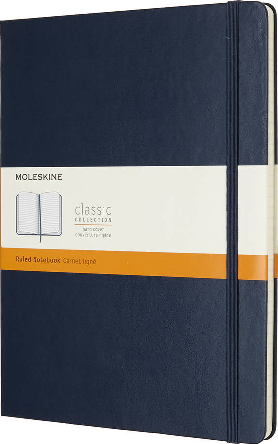 Bloc de Notas MOLESKINE Hardcover Azul (Pautado)