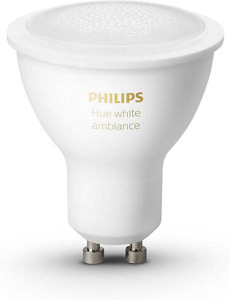 Bombilla Inteligente PHILIPS HUE  (GU10 - Blanca fría a caliente)