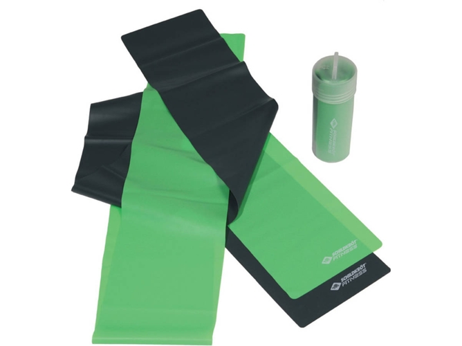 Conjunto de 2 Rangos para Ejercicios SCHILDKRÖT FITNESS 960020 (Verde - 15cm)