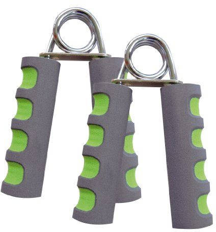 Schildkröt Fitness Set de 2 entrenadores mano antebrazo resorte verde 15