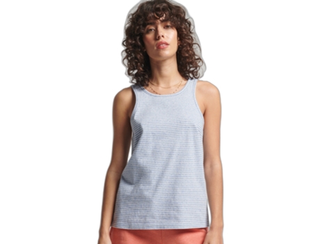 Top de Mujer SUPERDRY Azul (S)