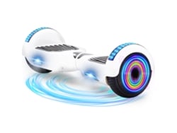 Hoverboard NEI-WAI z1+ White para Niños (Columna Bluetooth - Autonomía: 8/10 Km - Velocidad Máxima: 10 Km/H)